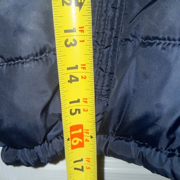 Tommy Hilfiger Navy and Orange Kids Puffer Jacket - Picture 4 of 6